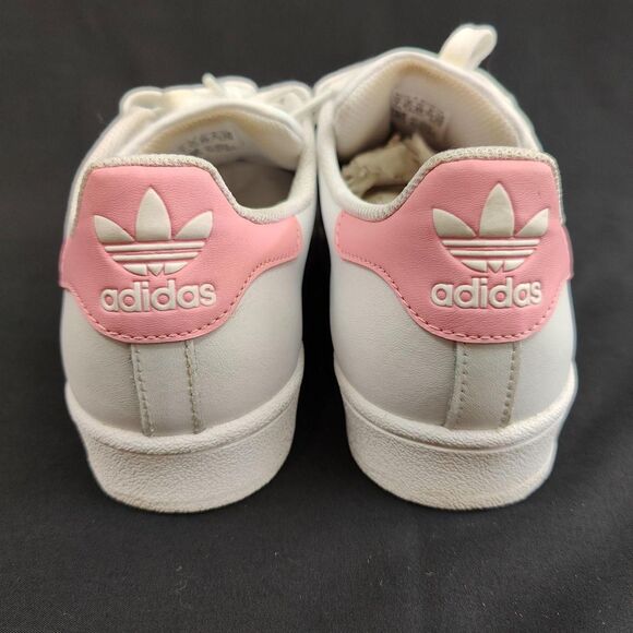 ♡ Adidas ♡ Superstar Sneakers in Pink and White - Picture 7 of 8